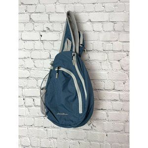 Eddie Bauer one strap backpack blue